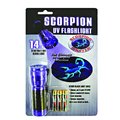 Scorpion Master Scorpion 14 LED Black/Purple LED UV Flashlight AAA Battery 302479